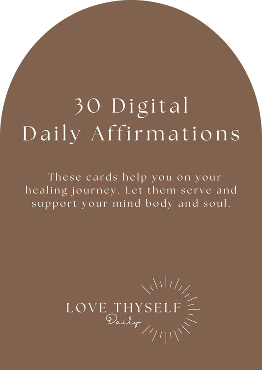 Healing Deck - Digital Deck of Affirmations to Download