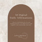Healing Deck  - Digital Deck of Affirmations to Download