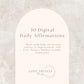 Love Thyself Daily  - Digital Deck of Affirmations to Download