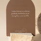 Travertine Stone Card Holder
